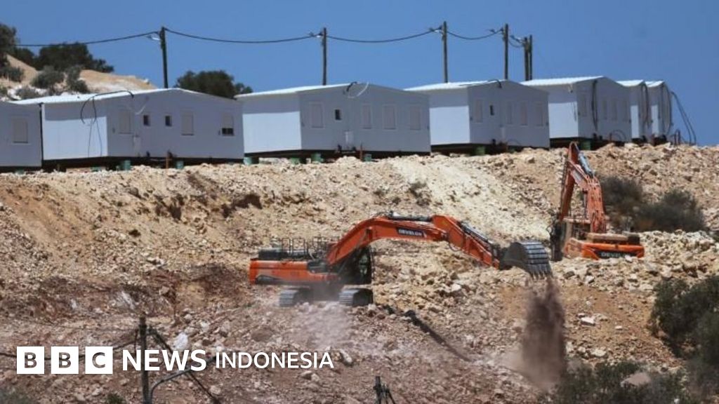 Pemukiman ilegal Israel di Tepi Barat, wilayah yang menjadi pusat sanksi baru dari Pemerintah Inggris.