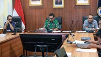 Badan Nasional Pengelola Perbatasan (BNPP) saat melakukan evaluasi program pembangunan di kawasan perbatasan.