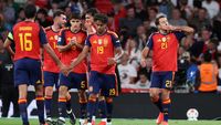 Timnas Spanyol merayakan kemenangan, melanjutkan dominasi di kancah sepak bola internasional dengan rekor tak terkalahkan.