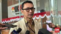 Juru Bicara KPK Budi Prasetyo saat menjalani pemeriksaan di Polda Metro Jaya terkait dugaan pencemaran nama baik yang dilaporkan oleh Faizal Assegaf.