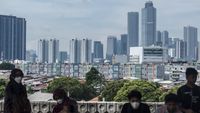 Simulasi dampak gempa megathrust dan potensi tsunami di wilayah pesisir Jakarta yang padat penduduk.