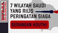 Sistem pertahanan udara Arab Saudi disiagakan setelah ancaman serangan rudal dan drone Houthi yang menargetkan beberapa wilayah strategis.