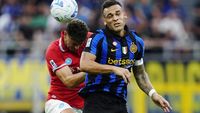 Kegembiraan pemain Inter Milan setelah berhasil melakukan comeback dramatis dan mengalahkan Napoli 3-2 di pertandingan Serie A.