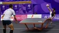 Yoga Ardika Putra, atlet pionir Teqball Indonesia, mewakili negara dalam debut Teqball di Asian Games XIX Hangzhou 2022.