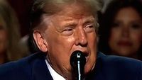 Mantan Presiden Donald Trump saat menyampaikan pidato di tengah isu-isu ekonomi dan janji stimulus.