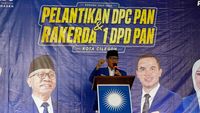 Wakil Ketua Umum PAN Yandri Susanto saat menyampaikan target politik ambisius partai untuk Pemilihan Umum 2029 di suatu daerah.