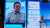 Menteri Perdagangan Budi Santoso saat menyampaikan pernyataan terkait isu perdagangan dan investasi.